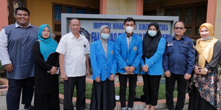 Dekan FEB UMSU Lepas Mahasiswa Ikuti Program Magang Mahasiswa Bersertifikat