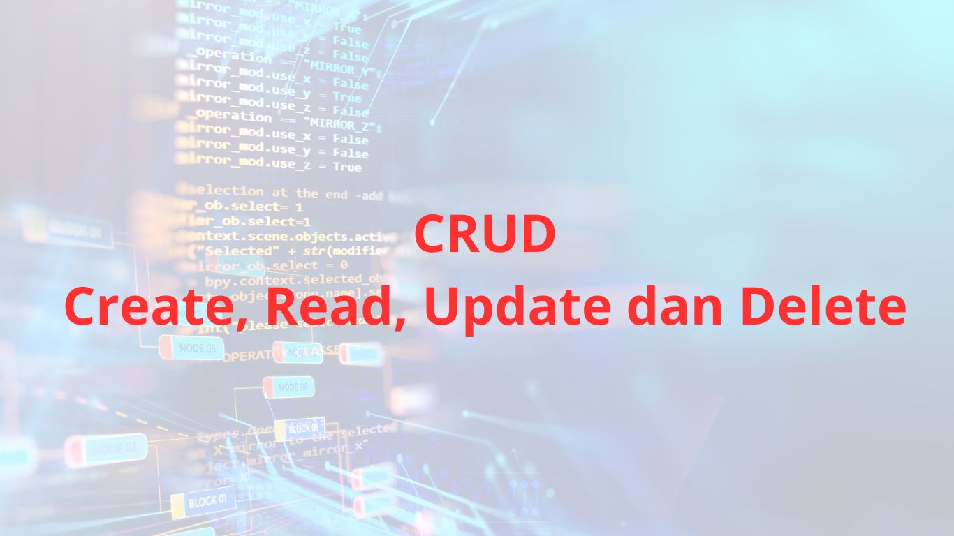 Crud Pengertian Fungsi Dan Contoh Program Crud Php Fikti 9576