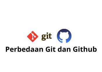 perbedaan git dan github