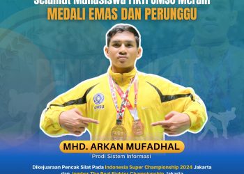 Mahasiswa FIKTI UMSU Meraih Medali Emas dan Perunggu di Kejuaraan Pencak Silat