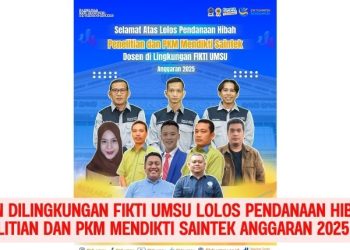 10 Dosen Dilingkungan FIKTI UMSU Lolos Pendanaan Hibah Penelitian dan PKM Mendikti Saintek Anggaran 2025