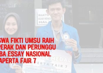 Mahasiswa FIKTI UMSU Raih Medali Perak dan Perunggu di Lomba Essay Nasional Faperta Fair 7