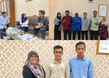 FIKTI UMSU Kedatangan 3 Mahasiswa Internasional Tahun Akademik 2025/2026