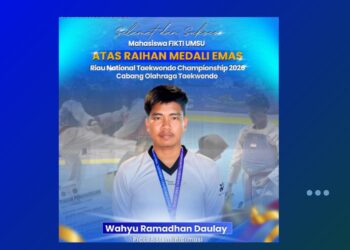 Mahasiswa FIKTI UMSU Raih Medali Emas di Riau National Taekwondo Championship 2026