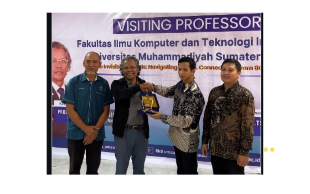 Visiting Professor FIKTI UMSU Bahas Masa Depan Konektivitas dari 6G hingga Zigbee