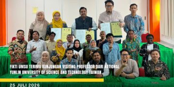 FIKTI UMSU Terima Kunjungan Visiting Professor dari National Yunlin University of Science and Technology Taiwan