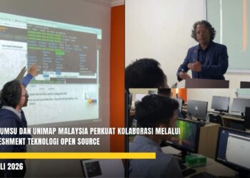 FIKTI UMSU dan UniMAP Malaysia Perkuat Kolaborasi melalui Refreshment Teknologi Open Source