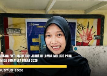 Mahasiswa FIKTI UMSU Raih Juara III Lomba Melukis pada PEKSIMIDA Sumatera Utara 2026